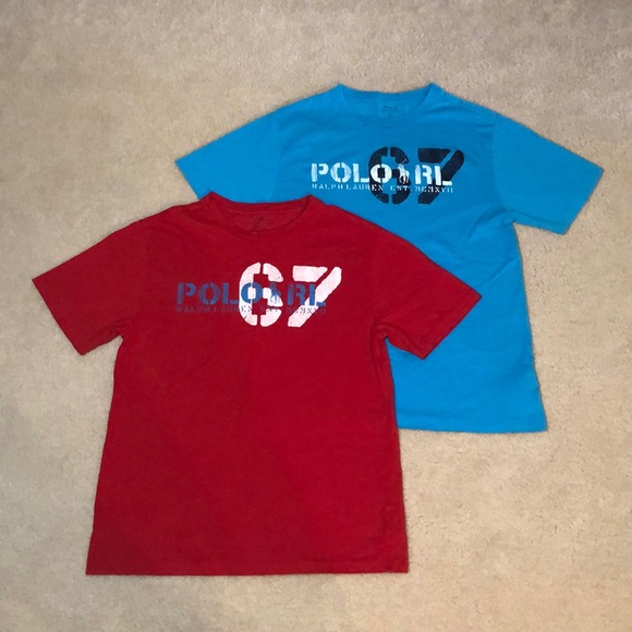 Kids Poll Ralph Lauren Tees - Picture 1 of 7